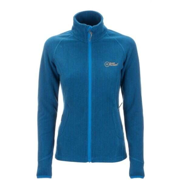 Maca Lady - Pile Invernale D Zip Lunga Caldo Traspirante Great Escapes